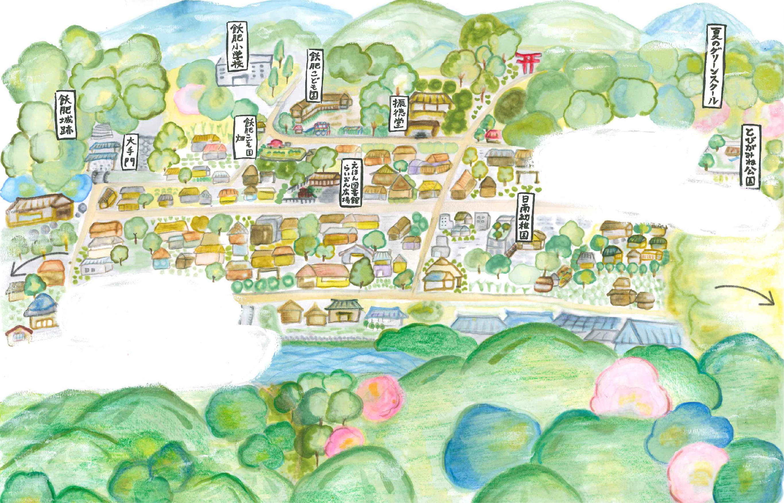 日南幼稚園周辺MAP